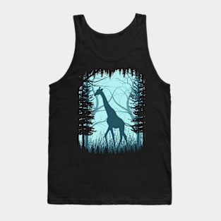 Giraffes Among the Trees Tank Top